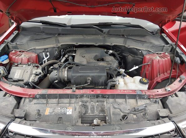 1FMSK8DH0LGC87848 2020 FORD EXPLORER Red Вид ззаду