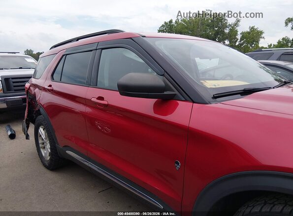 1FMSK8DH0LGC87848 2020 FORD EXPLORER Red Вид задньої частини салону