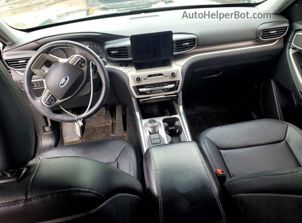 1FMSK8DH0LGD04115 2020 FORD EXPLORER Black Widok deski rozdzielczej