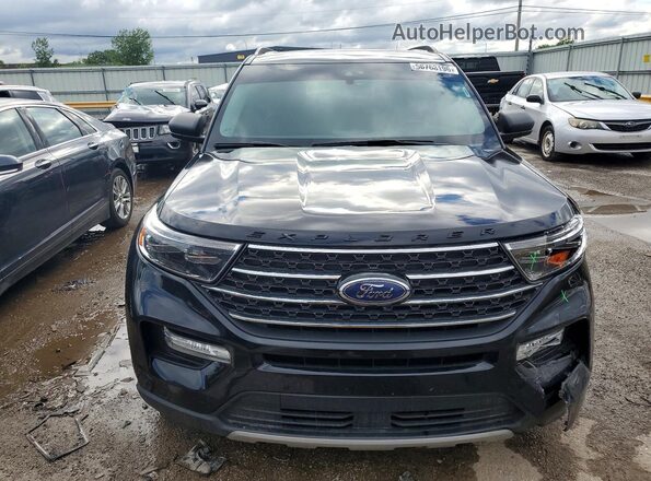 1FMSK8DH0LGD04115 2020 FORD EXPLORER Black Widok z przodu