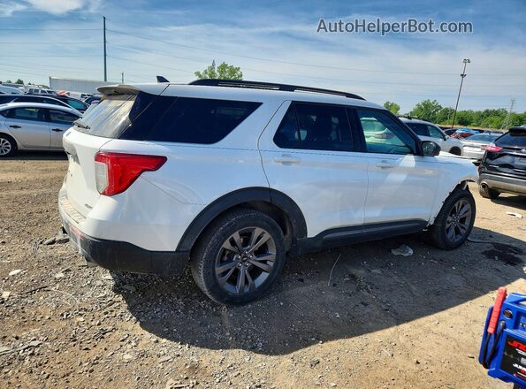 1FMSK8DH0MGA04169 2021 FORD EXPLORER White 
