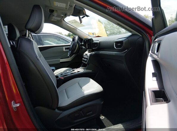 1FMSK8DH0MGA29850 2021 FORD EXPLORER Red Widok wnętrza z przodu