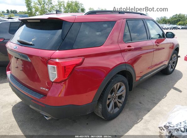 1FMSK8DH0MGA29850 2021 FORD EXPLORER Red Tył prawy