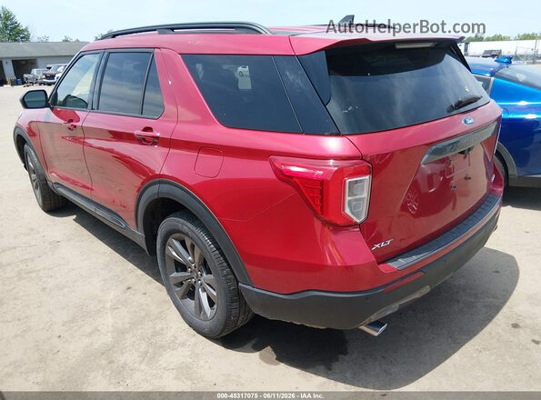 1FMSK8DH0MGA29850 2021 FORD EXPLORER Red Tył lewy