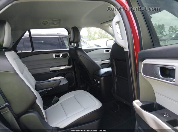 1FMSK8DH0MGA29850 2021 FORD EXPLORER Red Widok naklejki z numerem VIN