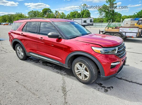 1FMSK8DH0MGA30741 2021 FORD EXPLORER Red Առջևի աջ