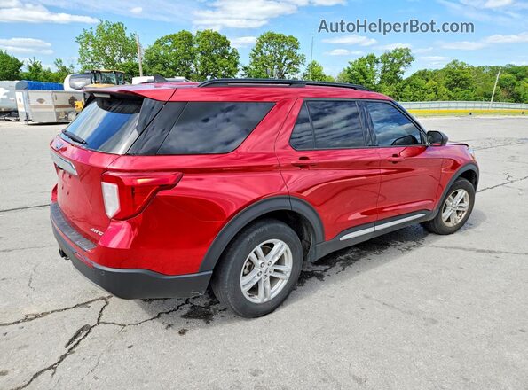 1FMSK8DH0MGA30741 2021 FORD EXPLORER Red Հետևի աջ