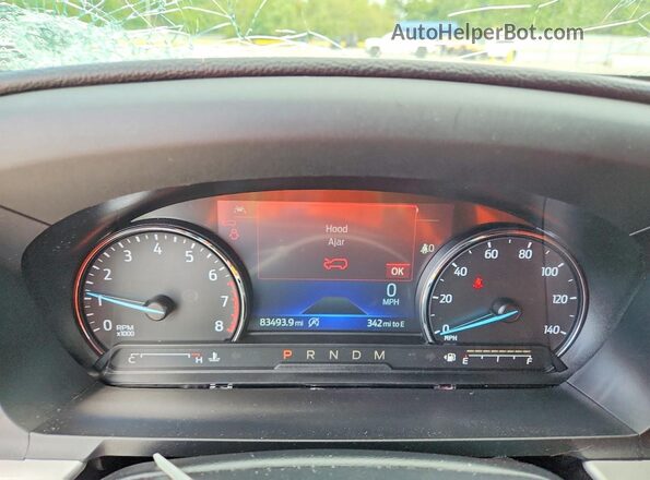 1FMSK8DH0MGA30741 2021 FORD EXPLORER Red Սարքավորումների վահանակի տեսք