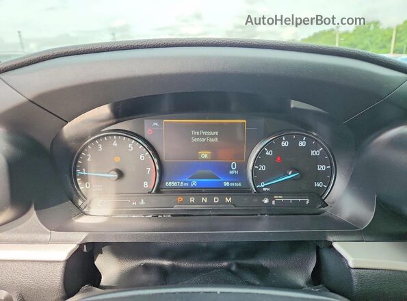 1FMSK8DH0MGA48916 2026 FORD EXPLORER White Instrument cluster view