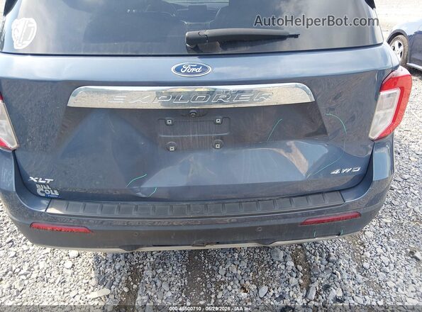 1FMSK8DH0MGB41631 2021 FORD EXPLORER Blue წინა ხედი
