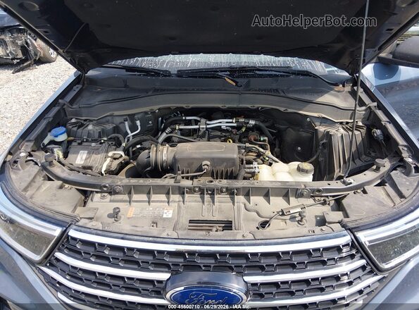 1FMSK8DH0MGB41631 2021 FORD EXPLORER Blue უკანა ხედი