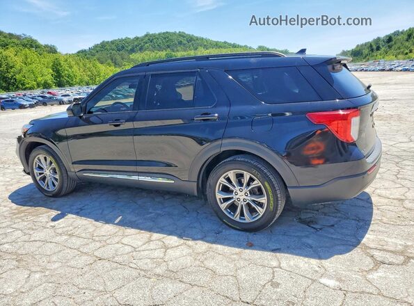 1FMSK8DH1LGB15294 2020 FORD EXPLORER Black უკანა მარცხენა