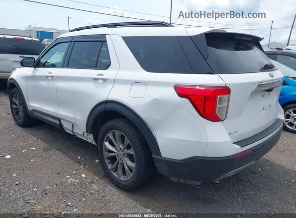1FMSK8DH1LGC43468 2020 FORD EXPLORER White Հետևի ձախ