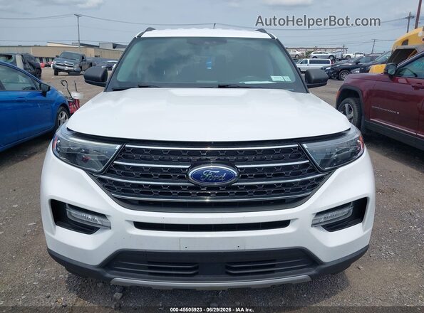 1FMSK8DH1LGC43468 2020 FORD EXPLORER White Սարքավորումների վահանակի տեսք