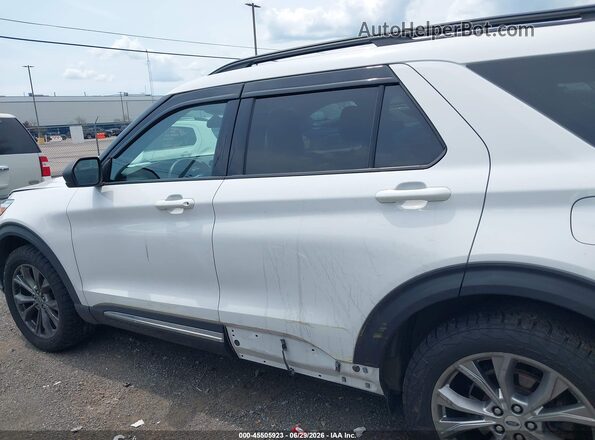 1FMSK8DH1LGC43468 2020 FORD EXPLORER White Սալոնի 360 աստիճան տեսք