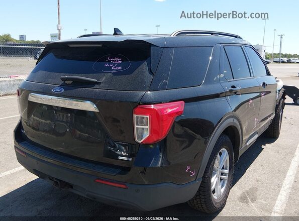 1FMSK8DH1LGD14345 2020 FORD EXPLORER Black Задня права чверть