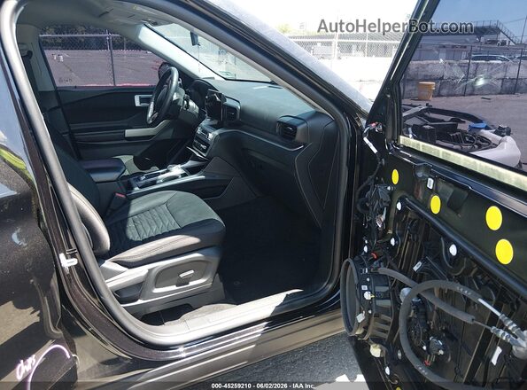 1FMSK8DH1LGD14345 2020 FORD EXPLORER Black Вид салону спереду