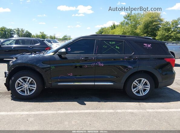 1FMSK8DH1LGD14345 2020 FORD EXPLORER Black Панорамний вид салону 360°