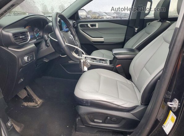 1FMSK8DH1MGA80466 2021 FORD EXPLORER Black Vista interior delantera