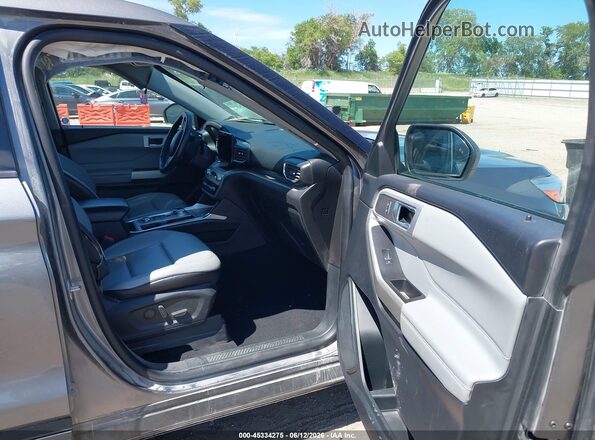 1FMSK8DH1MGA95050 2021 FORD EXPLORER Gray Vista interior delantera