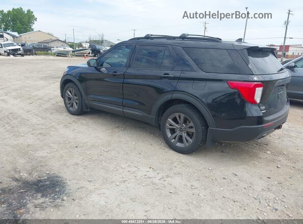 1FMSK8DH1MGB55909 2021 FORD EXPLORER Black Tył lewy