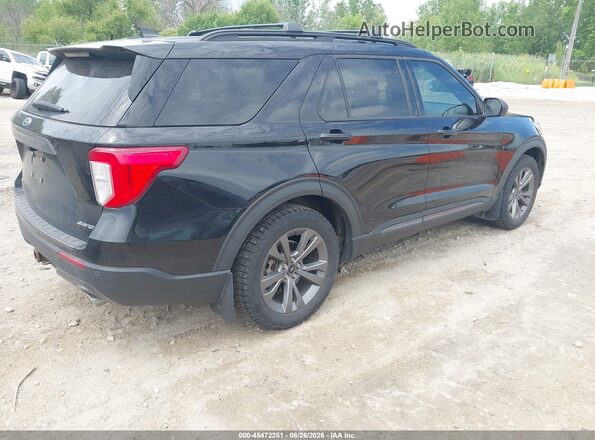 1FMSK8DH1MGB55909 2021 FORD EXPLORER Black Tył prawy