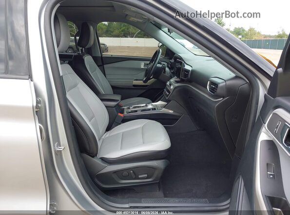 1FMSK8DH1MGC06941 2021 FORD EXPLORER Silver Widok wnętrza z przodu