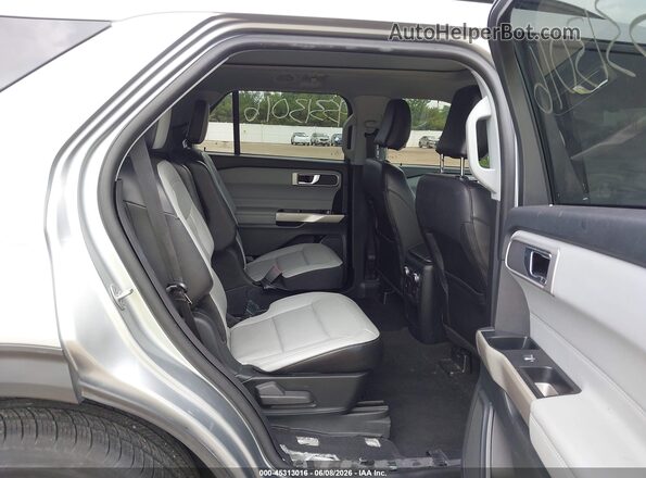 1FMSK8DH1MGC06941 2021 FORD EXPLORER Silver Widok naklejki z numerem VIN