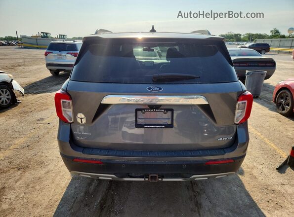 1FMSK8DH1MGC37185 2021 FORD EXPLORER Gray Հետևի տեսք