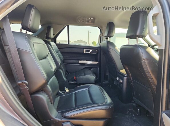 1FMSK8DH1MGC37185 2021 FORD EXPLORER Gray Սալոնի հետևի տեսք