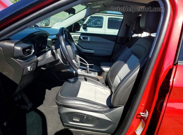 1FMSK8DH1NGA18339 2022 FORD EXPLORER Red Սալոնի դիմացի տեսք