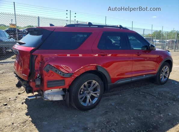 1FMSK8DH1NGA18339 2022 FORD EXPLORER Red Հետևի աջ