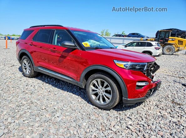 1FMSK8DH1NGA24352 2022 FORD EXPLORER Red Delantero derecho