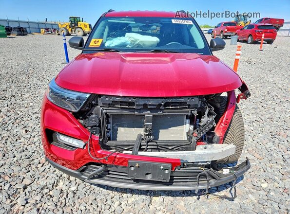 1FMSK8DH1NGA24352 2022 FORD EXPLORER Red Vista frontal