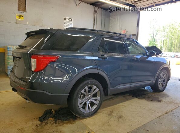 1FMSK8DH1NGA63040 2022 FORD EXPLORER Черный Задняя правая четверть