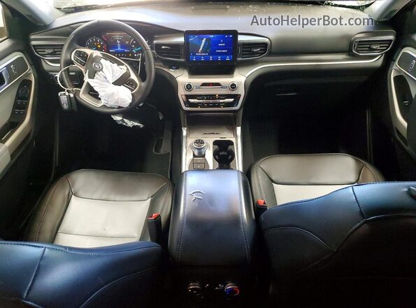 1FMSK8DH1NGA63040 2022 FORD EXPLORER Черный Вид панели приборов