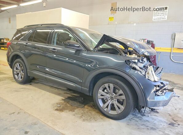1FMSK8DH1NGA63040 2022 FORD EXPLORER Черный Передняя правая четверть