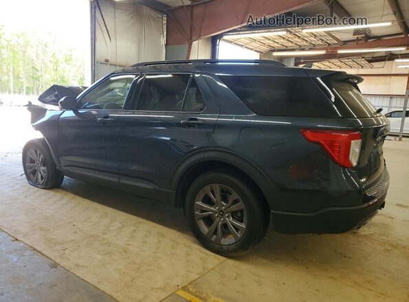 1FMSK8DH1NGA63040 2022 FORD EXPLORER Черный Задняя левая четверть