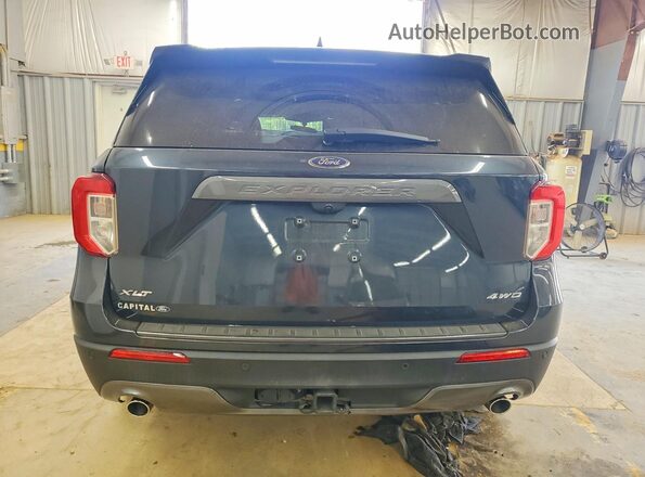 1FMSK8DH1NGA63040 2022 FORD EXPLORER Черный Вид сзади