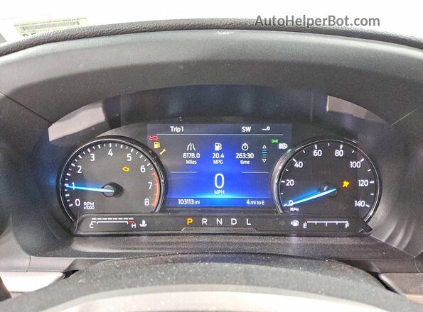 1FMSK8DH1NGA69310 2022 FORD EXPLORER Silver Instrument cluster view