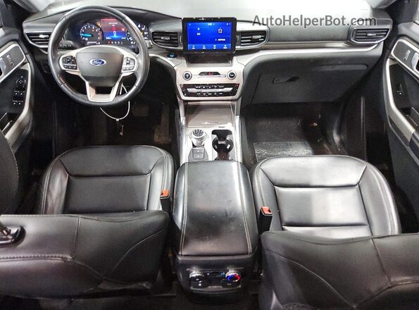 1FMSK8DH1NGA69310 2022 FORD EXPLORER Silver Dashboard view