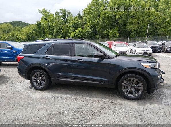 1FMSK8DH1NGC09288 2022 FORD EXPLORER Синий Вид задней части салона