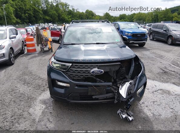 1FMSK8DH1NGC09288 2022 FORD EXPLORER Синий Вид щитка приборов