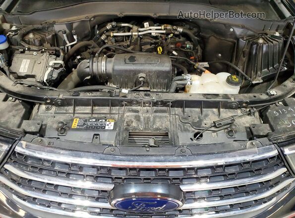 1FMSK8DH1NGC38452 2022 FORD EXPLORER Black Вид підкапотного простору