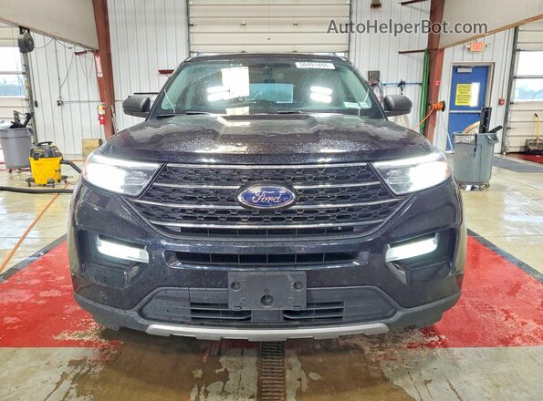 1FMSK8DH1NGC38452 2022 FORD EXPLORER Black Вид спереду