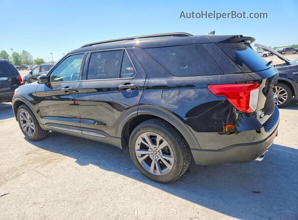 1FMSK8DH1RGA10795 2024 FORD EXPLORER Черный Задняя левая четверть