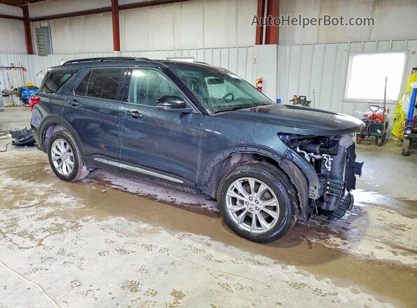 1FMSK8DH1RGA23286 2024 FORD EXPLORER Blue წინა მარჯვენა