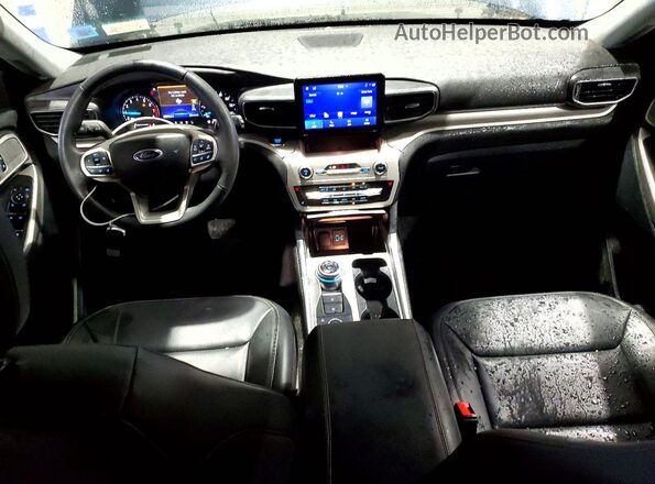 1FMSK8DH1RGA23286 2024 FORD EXPLORER Blue წინა პანელის ხედი