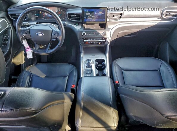 1FMSK8DH2LGA33459 2020 FORD EXPLORER Gray Widok deski rozdzielczej