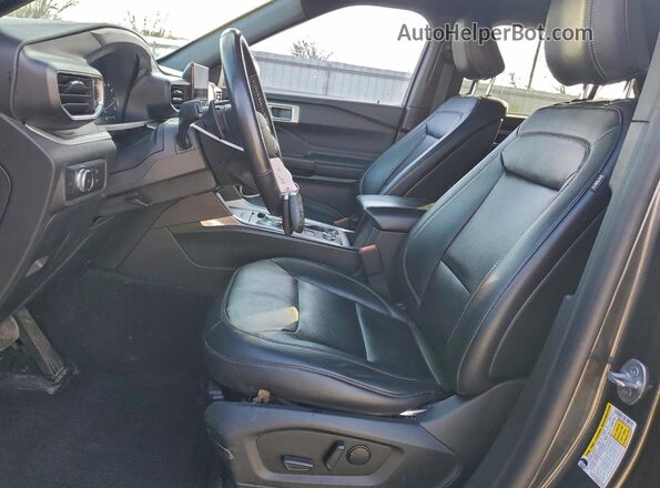 1FMSK8DH2LGA33459 2020 FORD EXPLORER Gray Widok wnętrza z przodu